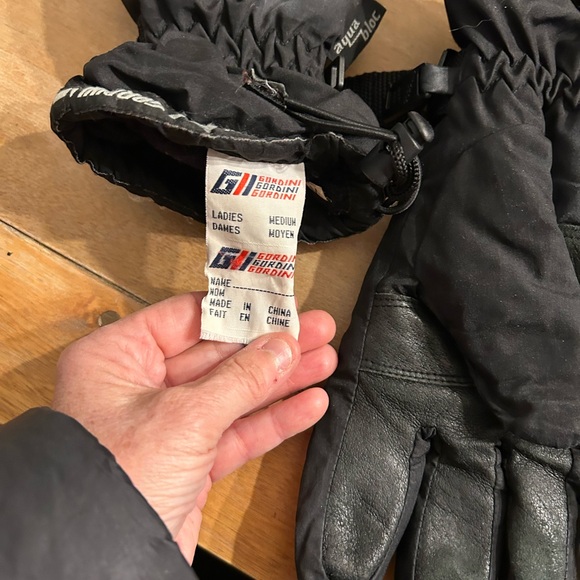 Gordini waterproof ultra dry Gauntlet Black Winter Gloves - Picture 4 of 4